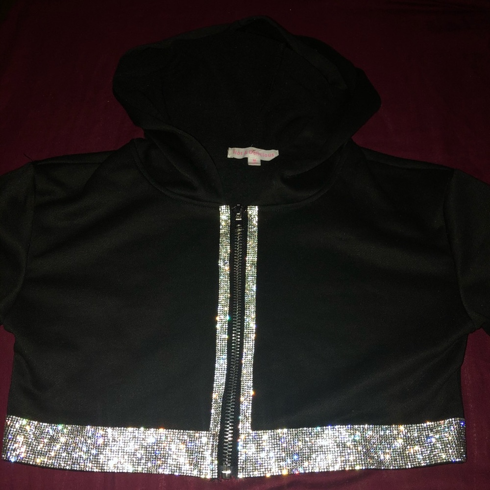 Black Zip up shirt